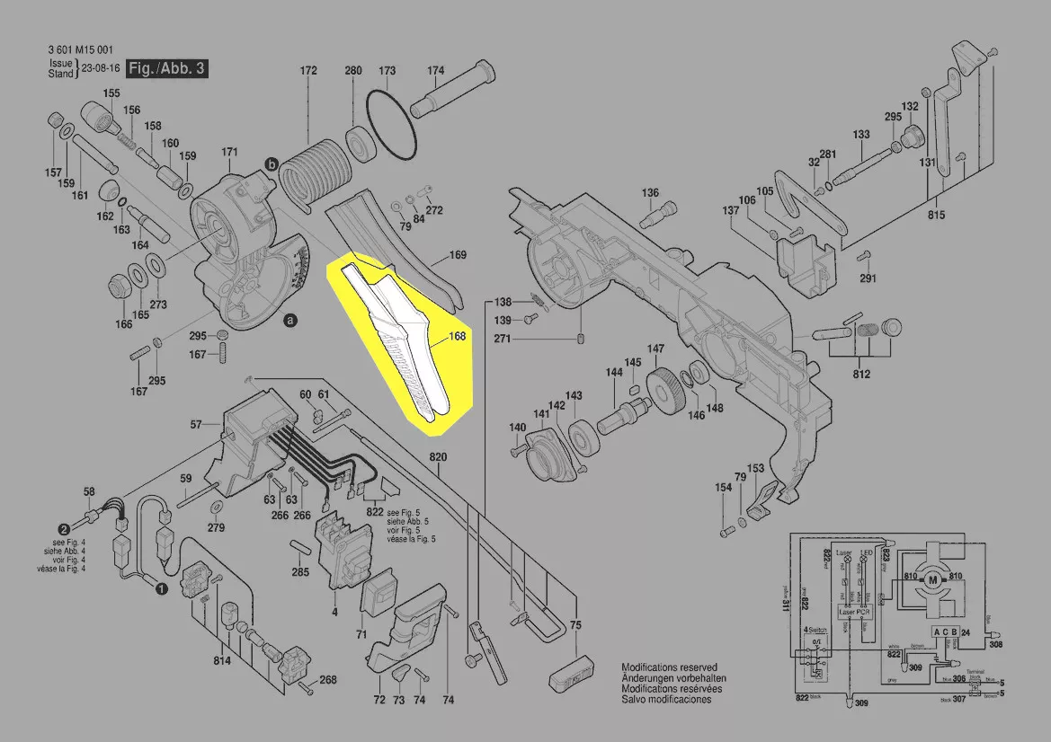 carter réf. 1 619 PA4 468 Bosch